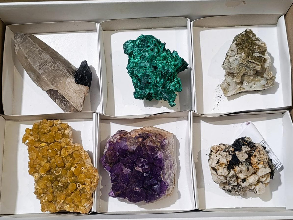 Natural Multi Mineral Specimens x 6 From Southern Africa - Toprock Gemstones and Minerals 