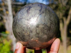 Polished Large Basalt Pharaoh Stone Sphere x 1 From Iron Duke Mine, Zimbabwe - Toprock Gemstones and Minerals 