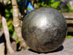 Polished Large Basalt Pharaoh Stone Sphere x 1 From Iron Duke Mine, Zimbabwe - Toprock Gemstones and Minerals 