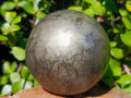 Polished Large Basalt Pharaoh Stone Sphere x 1 From Iron Duke Mine, Zimbabwe - Toprock Gemstones and Minerals 