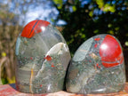 Polished Bloodstone Standing Display Pieces x 3 From Swaziland - Toprock Gemstones and Minerals 