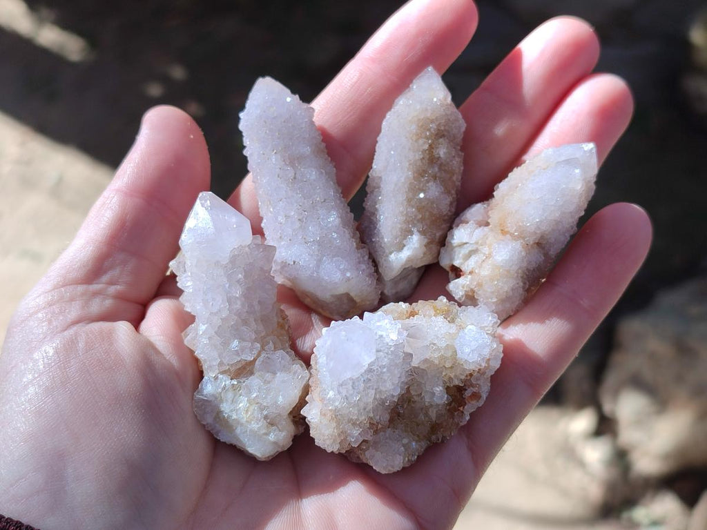 Natural Spirit Quartz Crystals x 35 From Boekenhouthoek, South Africa - Toprock Gemstones and Minerals 