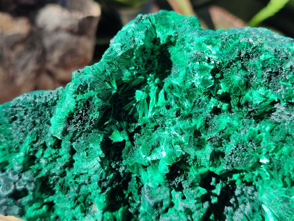 Natural Large Cabinet Silky Malachite Specimen x 1 From Kasompe, Congo - Toprock Gemstones and Minerals 