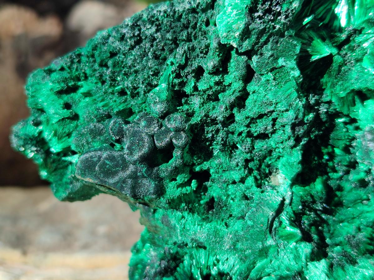 Natural Large Cabinet Silky Malachite Specimen x 1 From Kasompe, Congo - Toprock Gemstones and Minerals 