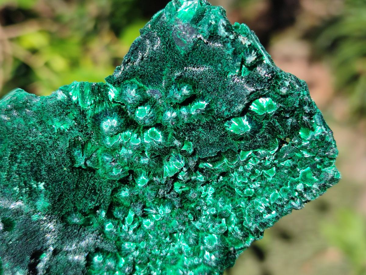 Natural Silky Malachite Specimens x 6 From Kasompe, Congo - Toprock Gemstones and Minerals 