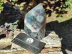 Polished Watermelon Fluorite Crystal Points x 3 From Uis, Namibia - Toprock Gemstones and Minerals 