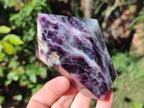 Polished Watermelon Fluorite Crystal Points x 3 From Uis, Namibia - Toprock Gemstones and Minerals 