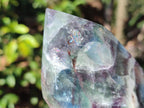 Polished Watermelon Fluorite Crystal Points x 3 From Uis, Namibia - Toprock Gemstones and Minerals 