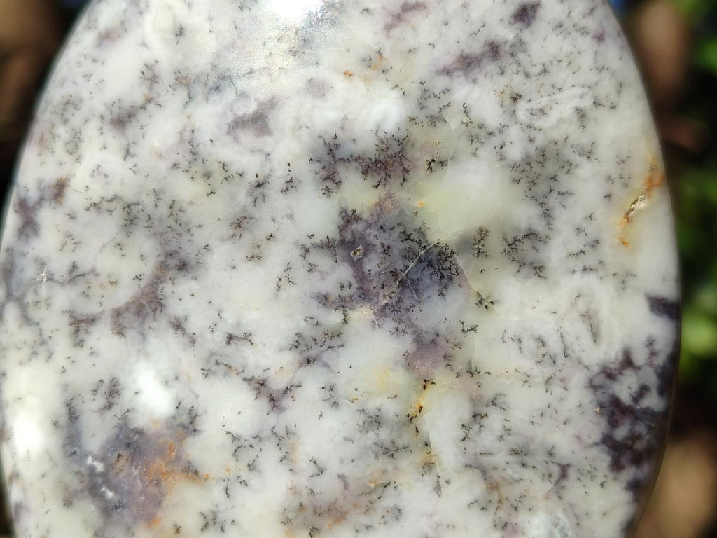 Polished Fluorescent Dendritic Opal Standing Display Pieces x 3 From Moralambo, Madagascar - Toprock Gemstones and Minerals 