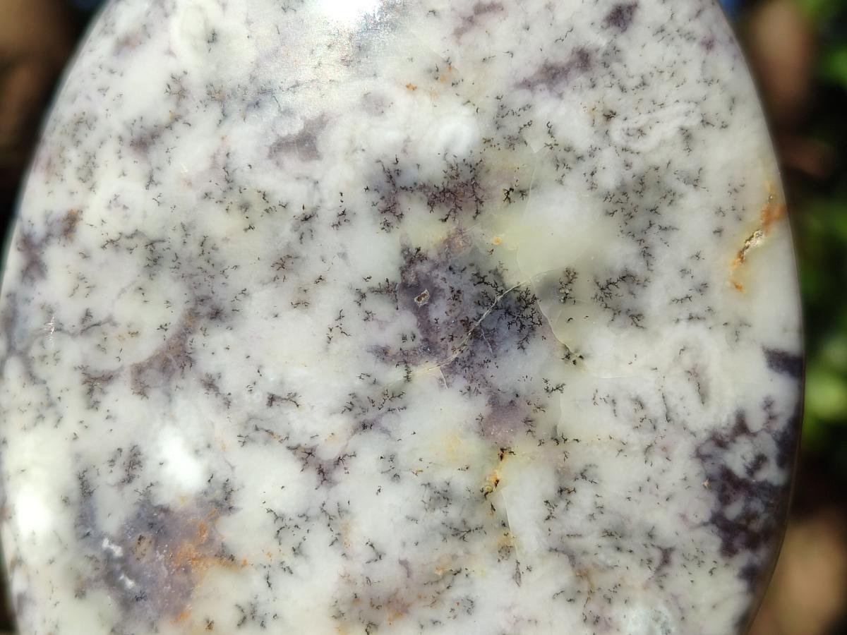 Polished Fluorescent Dendritic Opal Standing Display Pieces x 3 From Moralambo, Madagascar - Toprock Gemstones and Minerals 