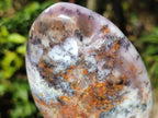 Polished Fluorescent Dendritic Opal Standing Display Pieces x 3 From Moralambo, Madagascar - Toprock Gemstones and Minerals 