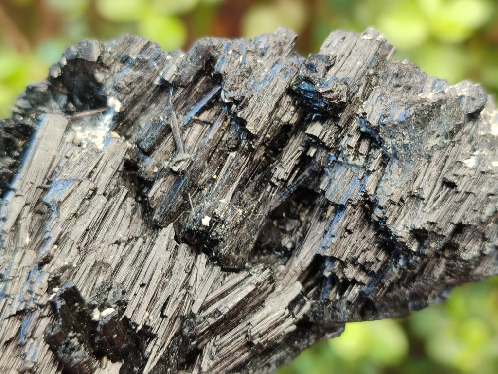 Natural Schorl Black Tourmaline with Muscovite Mica Specimens x 2 From Erongo, Namibia - Toprock Gemstones and Minerals 