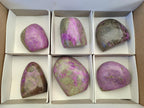 Polished Stichtite Standing Display Pieces x 6 From Barberton, South Africa - Toprock Gemstones and Minerals 