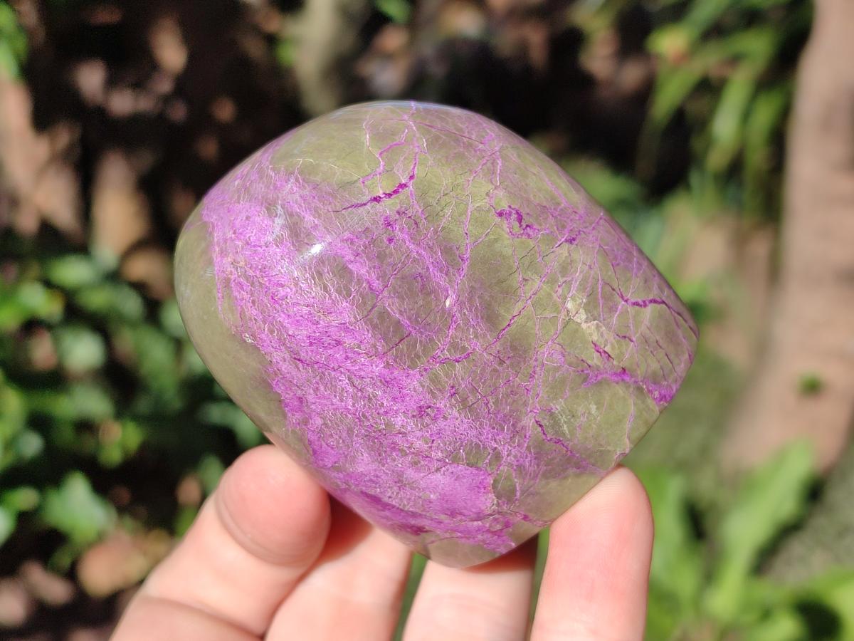 Polished Stichtite Standing Display Pieces x 6 From Barberton, South Africa - Toprock Gemstones and Minerals 