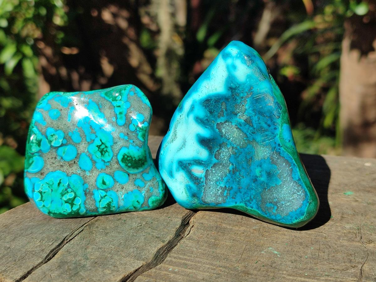 Polished Malacolla Free Forms x 12 From Kulukuluku, Congo - Toprock Gemstones and Minerals 