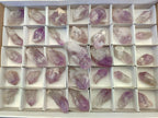 Natural Jacaranda Amethyst Single Crystals x 35 From Mumbwa, Zambia - Toprock Gemstones and Minerals 