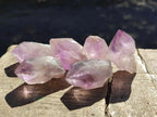 Natural Jacaranda Amethyst Single Crystals x 35 From Mumbwa, Zambia - Toprock Gemstones and Minerals 
