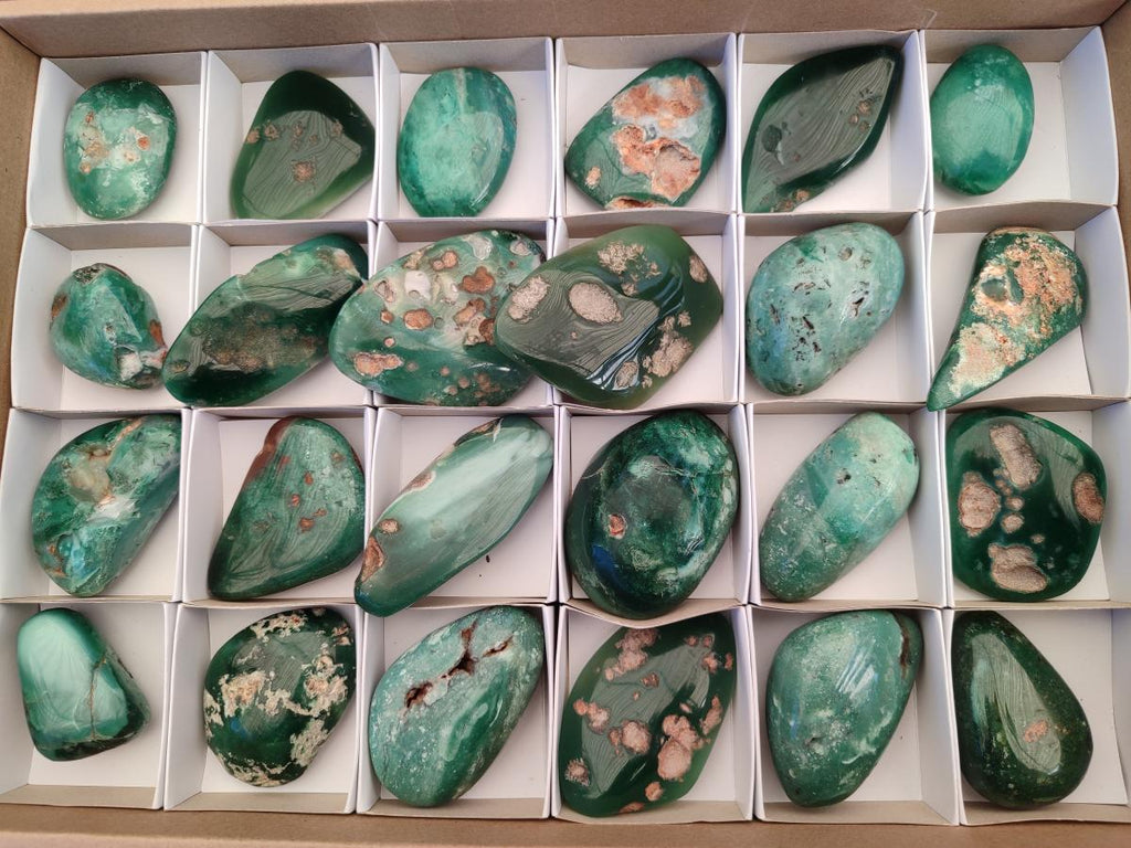 Polished Mtorolite Free Forms x 24 From Mutorashanga, Zimbabwe - Toprock Gemstones and Minerals 