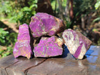 Natural Metallic Cobbed Purpurite Specimens x 18 From Erongo, Namibia - Toprock Gemstones and Minerals 