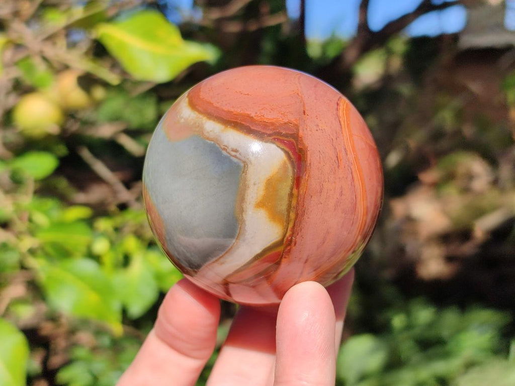 Polished Polychrome Jasper Spheres x 4 From NW Coast, Madagascar - Toprock Gemstones and Minerals 