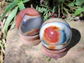 Polished Polychrome Jasper Spheres x 4 From NW Coast, Madagascar - Toprock Gemstones and Minerals 