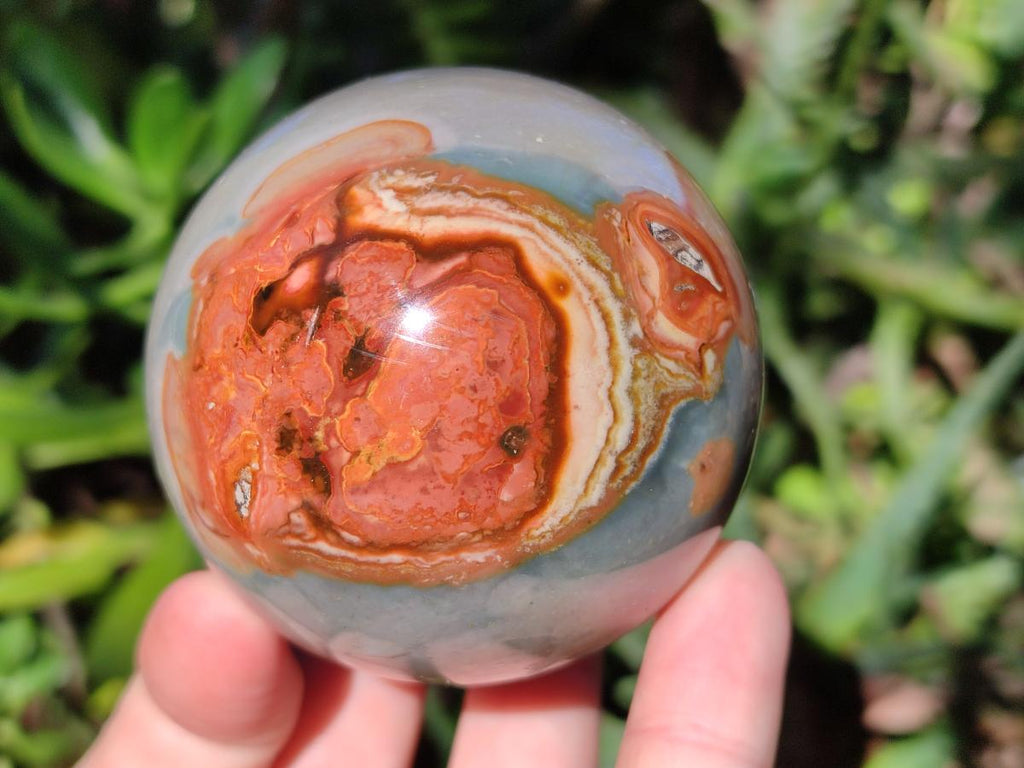 Polished Polychrome Jasper Spheres x 4 From NW Coast, Madagascar - Toprock Gemstones and Minerals 