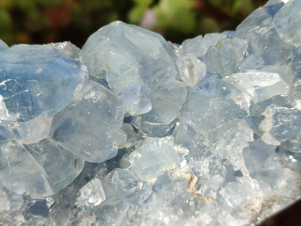 Natural Blue Celestite Specimens x 2 From Sakoany, Madagascar - Toprock Gemstones and Minerals 