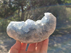 Natural Blue Celestite Specimens x 2 From Sakoany, Madagascar - Toprock Gemstones and Minerals 