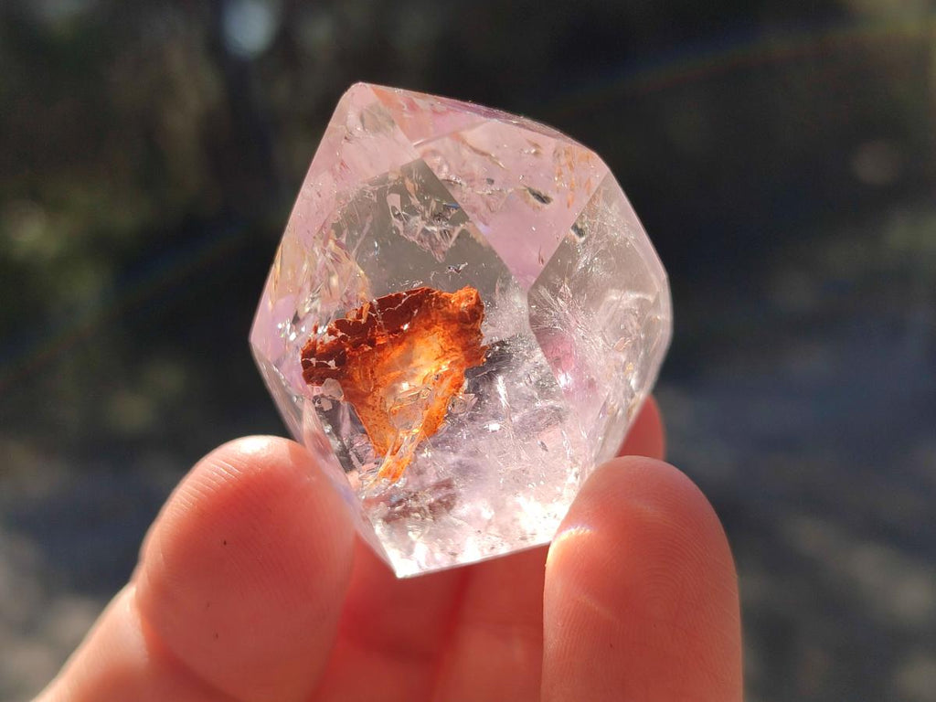 Polished Mixed Quartz Crystals with Inclusions x 12 From Madagascar - Toprock Gemstones and Minerals 