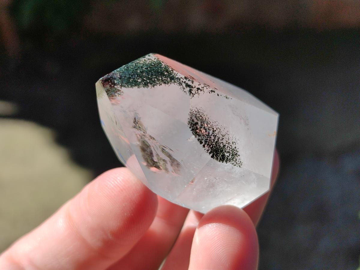 Polished Mixed Quartz Crystals with Inclusions x 12 From Madagascar - Toprock Gemstones and Minerals 