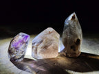 Polished Mixed Quartz Crystals with Inclusions x 12 From Madagascar - Toprock Gemstones and Minerals 