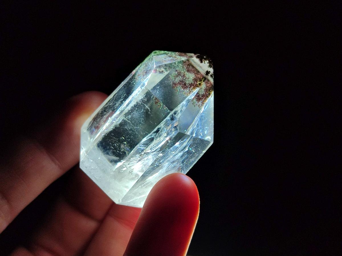 Polished Mixed Quartz Crystals with Inclusions x 12 From Madagascar - Toprock Gemstones and Minerals 