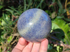 Polished Lazulite Spheres x 4 From Madagascar - Toprock Gemstones and Minerals 