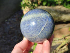 Polished Lazulite Spheres x 4 From Madagascar - Toprock Gemstones and Minerals 