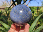 Polished Lazulite Spheres x 4 From Madagascar - Toprock Gemstones and Minerals 