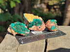 Natural Dioptase on Dolomite Specimens x 16 From Likasi, Congo - Toprock Gemstones and Minerals 