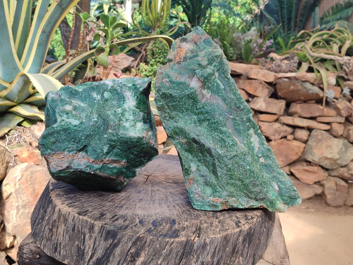 Natural XXL Cobbed Buddstone Specimens x 2 From Swaziland - Toprock Gemstones and Minerals 