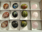 Polished Mixed Multi Mineral Galets x 12 From Madagascar - Toprock Gemstones and Minerals 