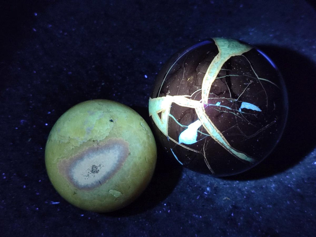 Polished Septerye Spheres x 6 From Mahajanga, Madagascar - Toprock Gemstones and Minerals 