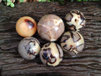 Polished Septerye Spheres x 6 From Mahajanga, Madagascar - Toprock Gemstones and Minerals 