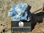 Natural Sky Blue Calcite Specimens with Antimony Inclusions x 4 From Spitzkop, Namibia - Toprock Gemstones and Minerals 