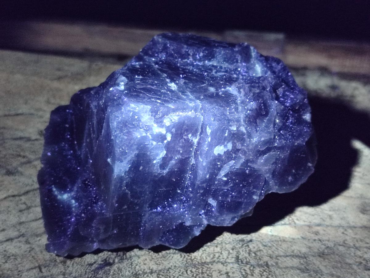Natural Sky Blue Calcite Specimens with Antimony Inclusions x 4 From Spitzkop, Namibia - Toprock Gemstones and Minerals 