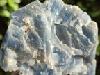 Natural Sky Blue Calcite Specimens with Antimony Inclusions x 4 From Spitzkop, Namibia - Toprock Gemstones and Minerals 