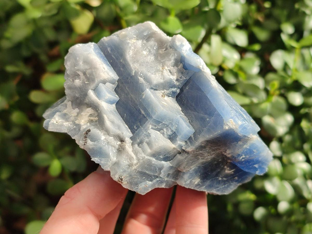 Natural Sky Blue Calcite Specimens with Antimony Inclusions x 4 From Spitzkop, Namibia - Toprock Gemstones and Minerals 