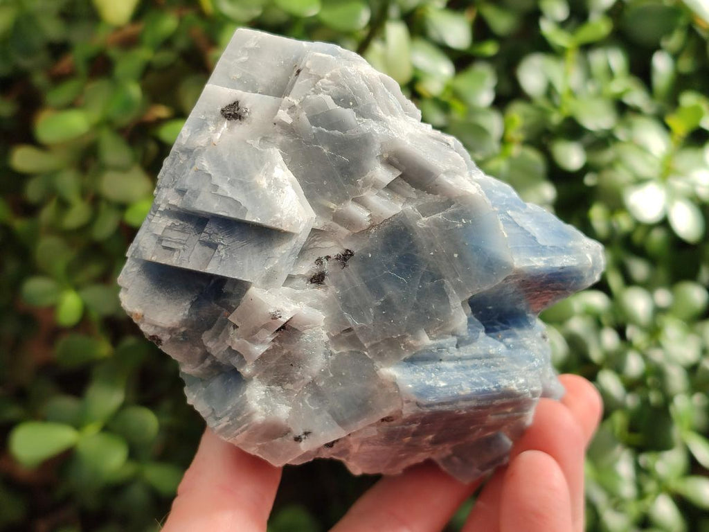 Natural Sky Blue Calcite Specimens with Antimony Inclusions x 4 From Spitzkop, Namibia - Toprock Gemstones and Minerals 