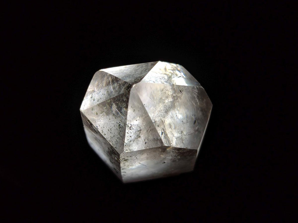 Polished Smokey Window Quartz Crystals x 12 From Madagascar - Toprock Gemstones and Minerals 