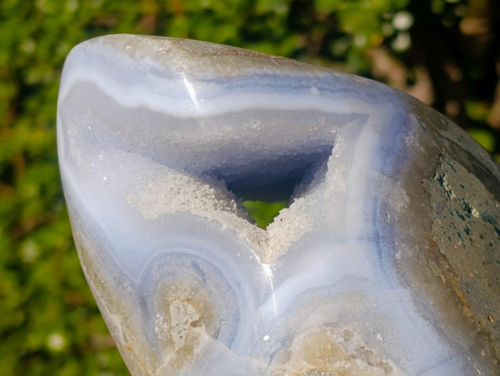 Polished Large Blue Lace Agate Free Form x 1 From Nsanje, Malawi - Toprock Gemstones and Minerals 