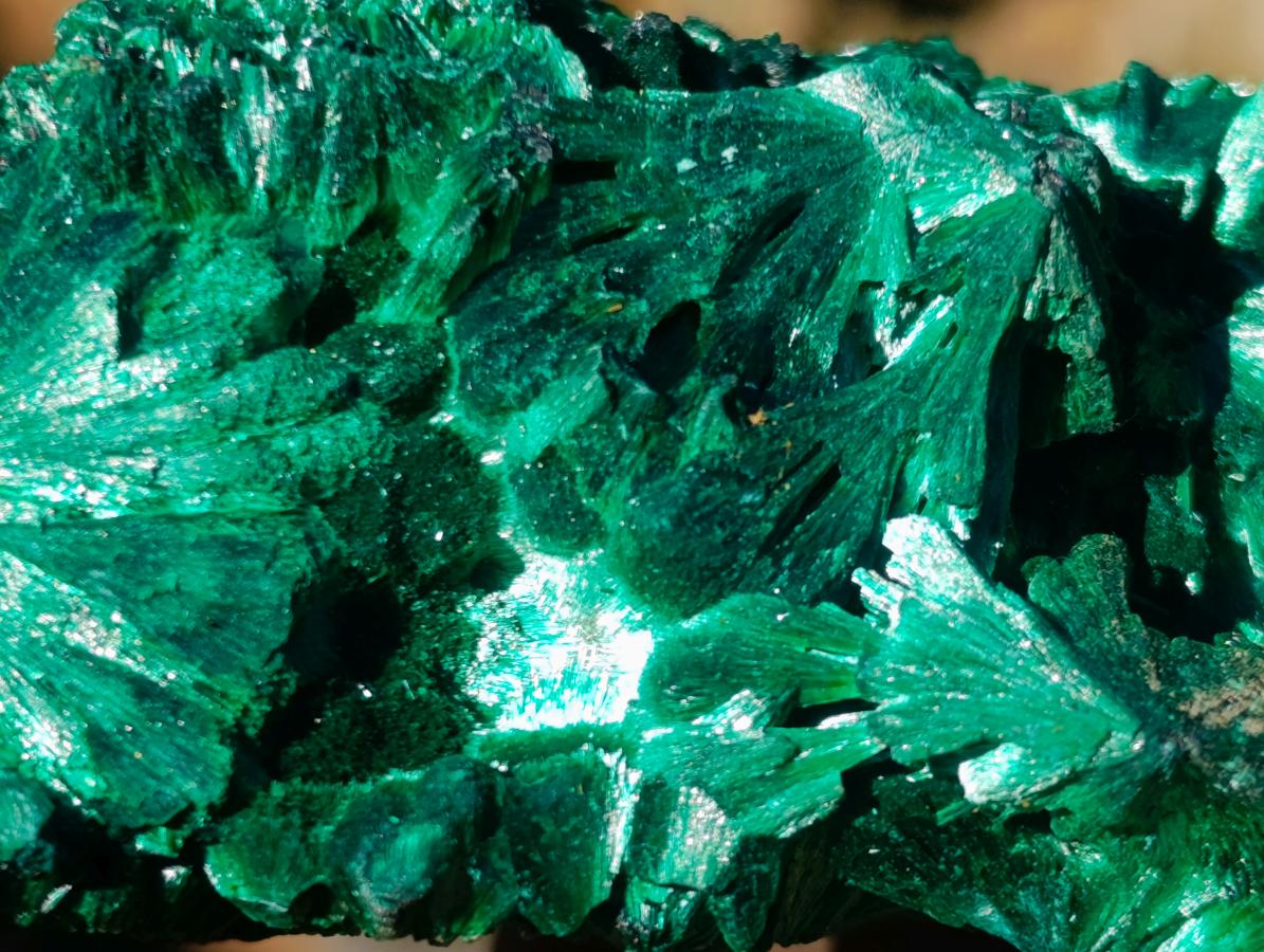 Natural Cabinet Silky Malachite Specimens x 2 From Kasompe, Congo - Toprock Gemstones and Minerals 