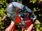 Polished Bloodstone Standing Display Pieces x 4 From Swaziland - Toprock Gemstones and Minerals 
