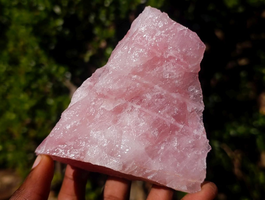 Natural Cobbed Rose Quartz Specimens x 12 From Northern Cape, South Africa - Toprock Gemstones and Minerals 